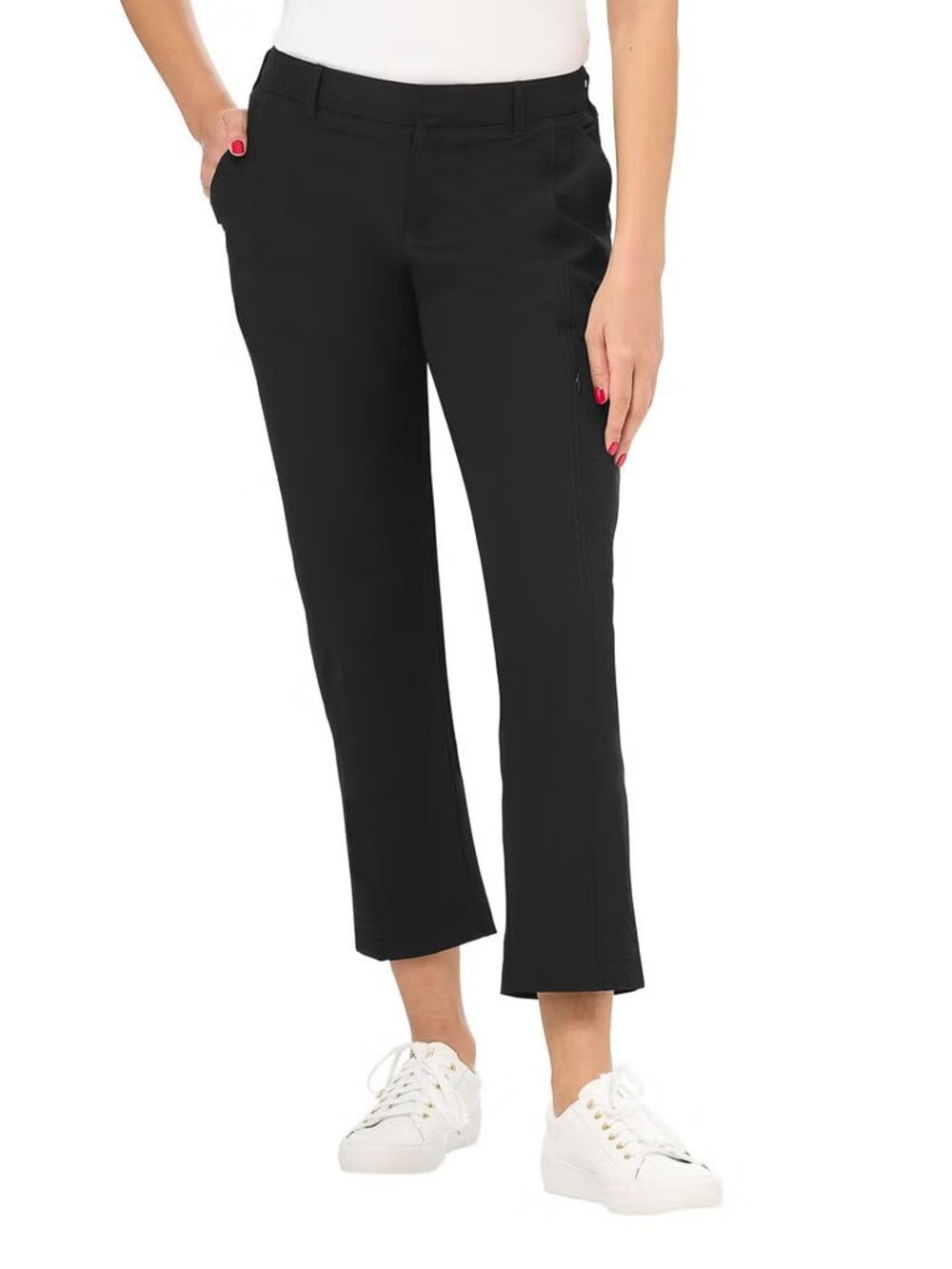 Kirkland Signature Women's Travel Ankle Pant, Black